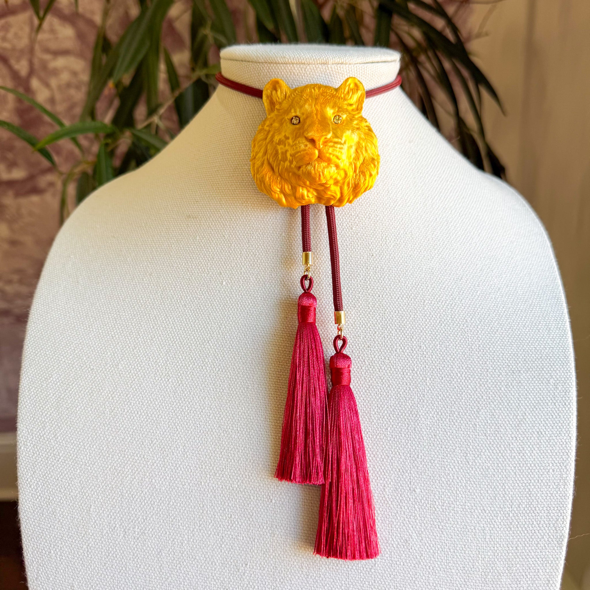 Tiger Bolo Gold with Maroon & Crimson