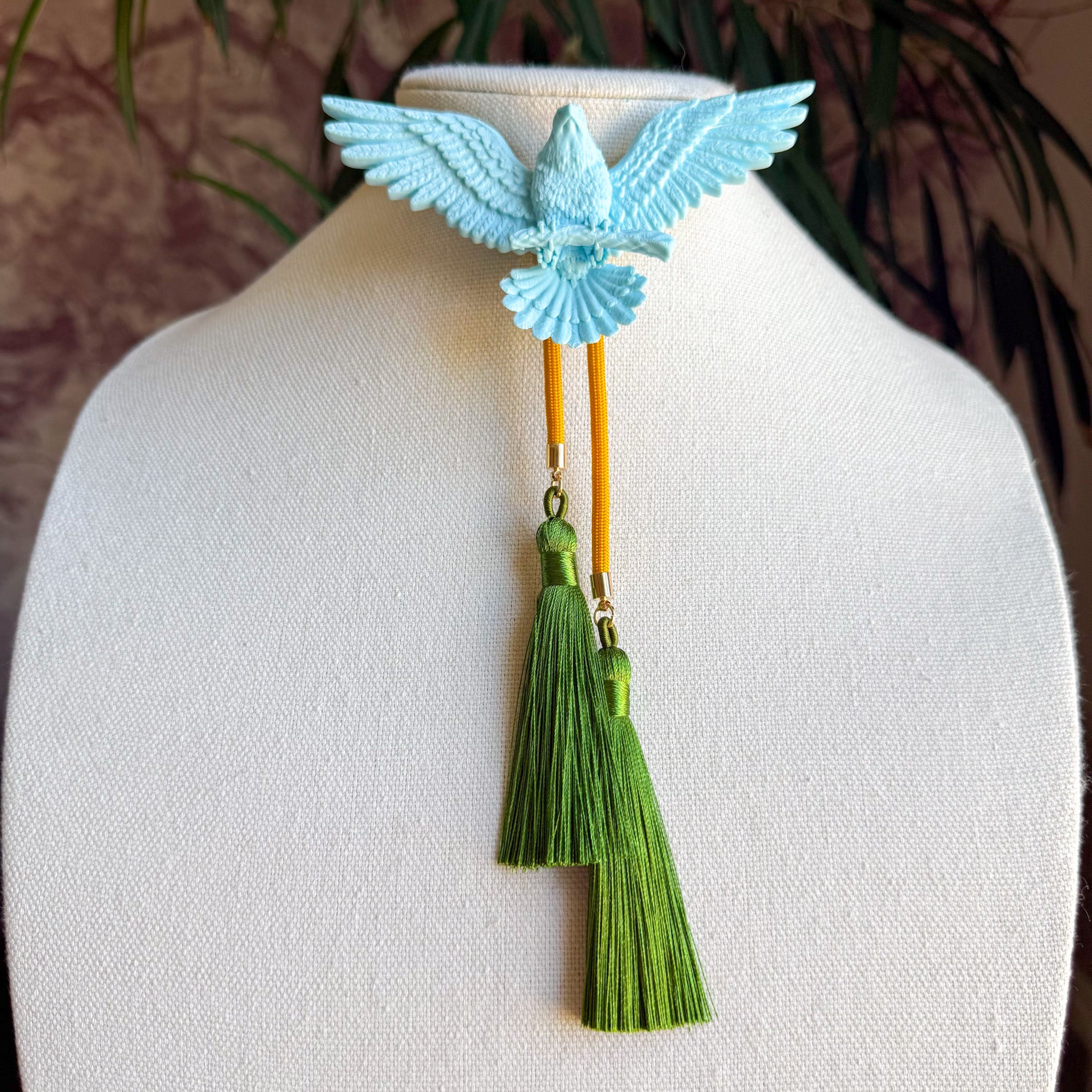 Eagle Bolo Baby Blue with Golden Yellow & Olive