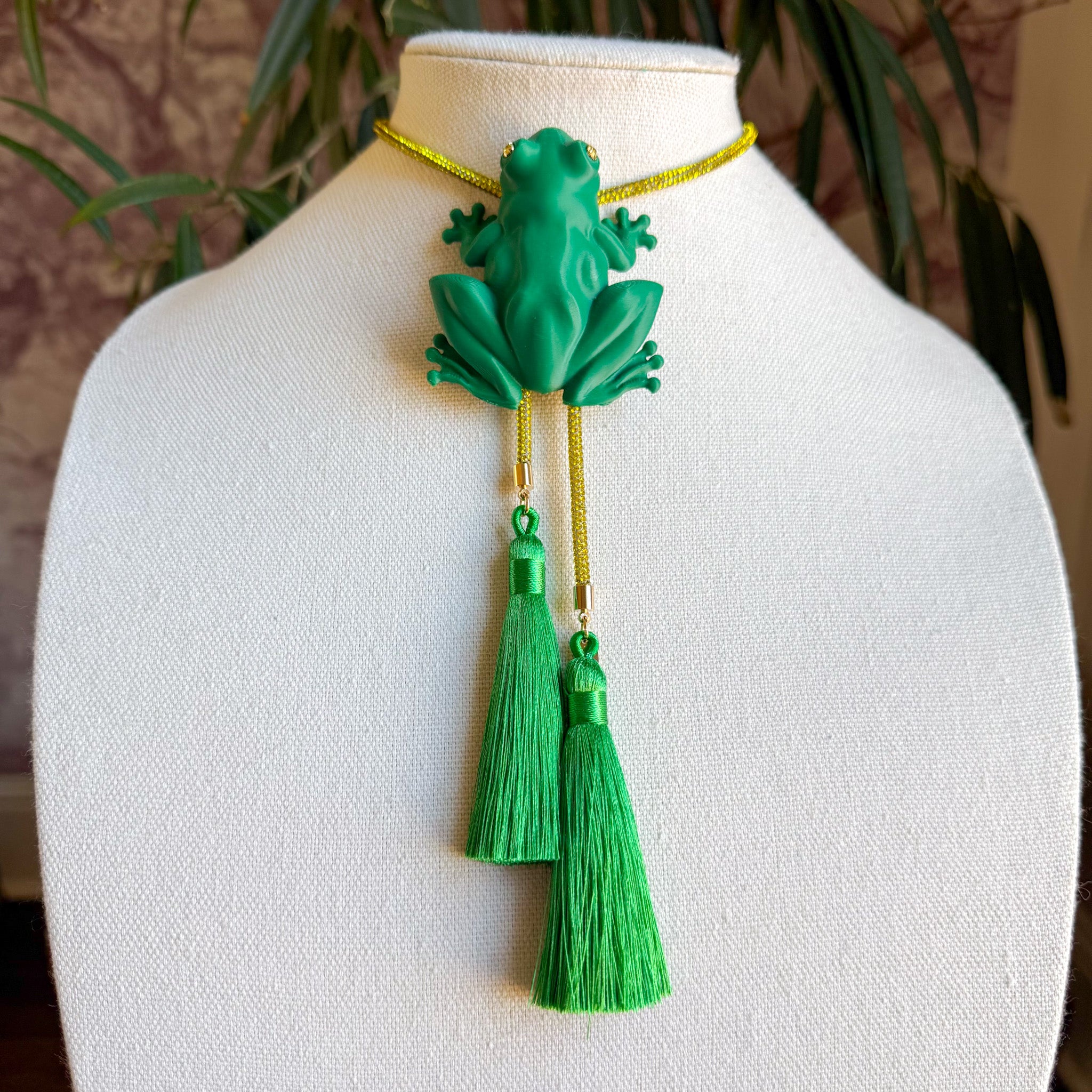 Glitzy Tree Frog Bolo No. 3