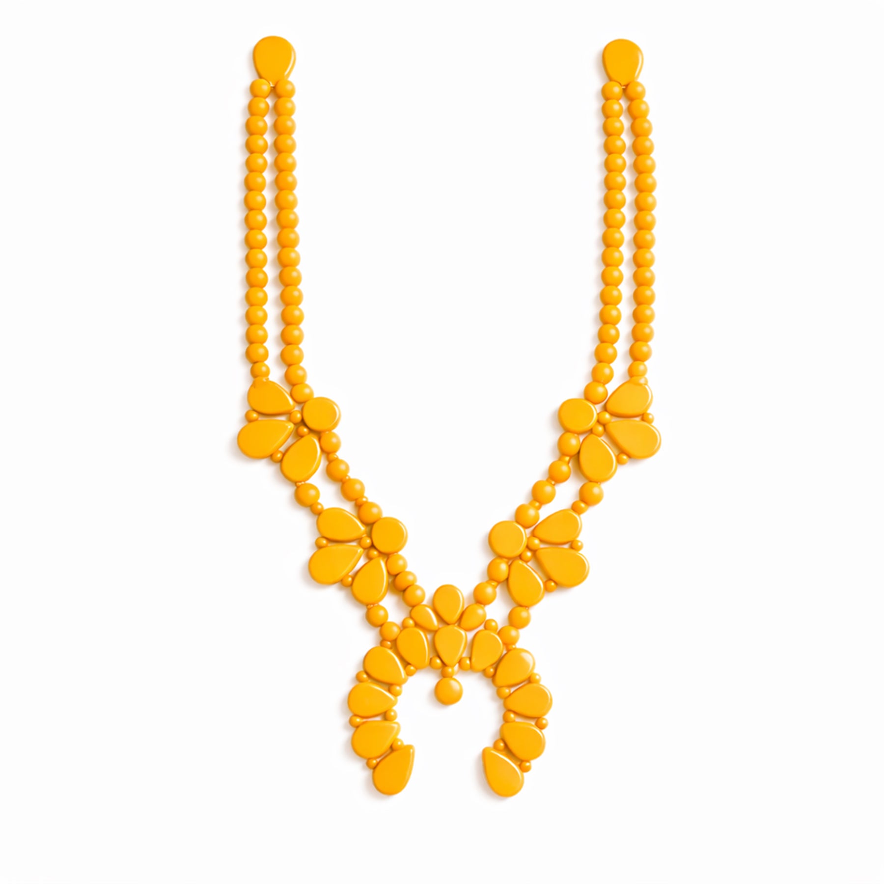 Night Bloom Necklace in Sunflower Yellow