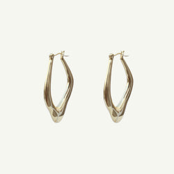 Paloma Hoop Earrings in Gold