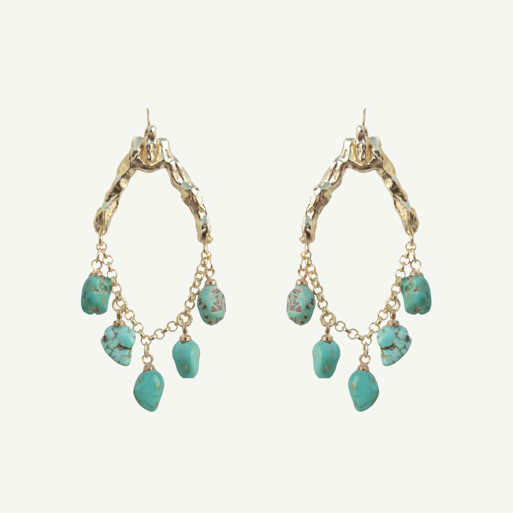 Selene Turquoise Earrings Small