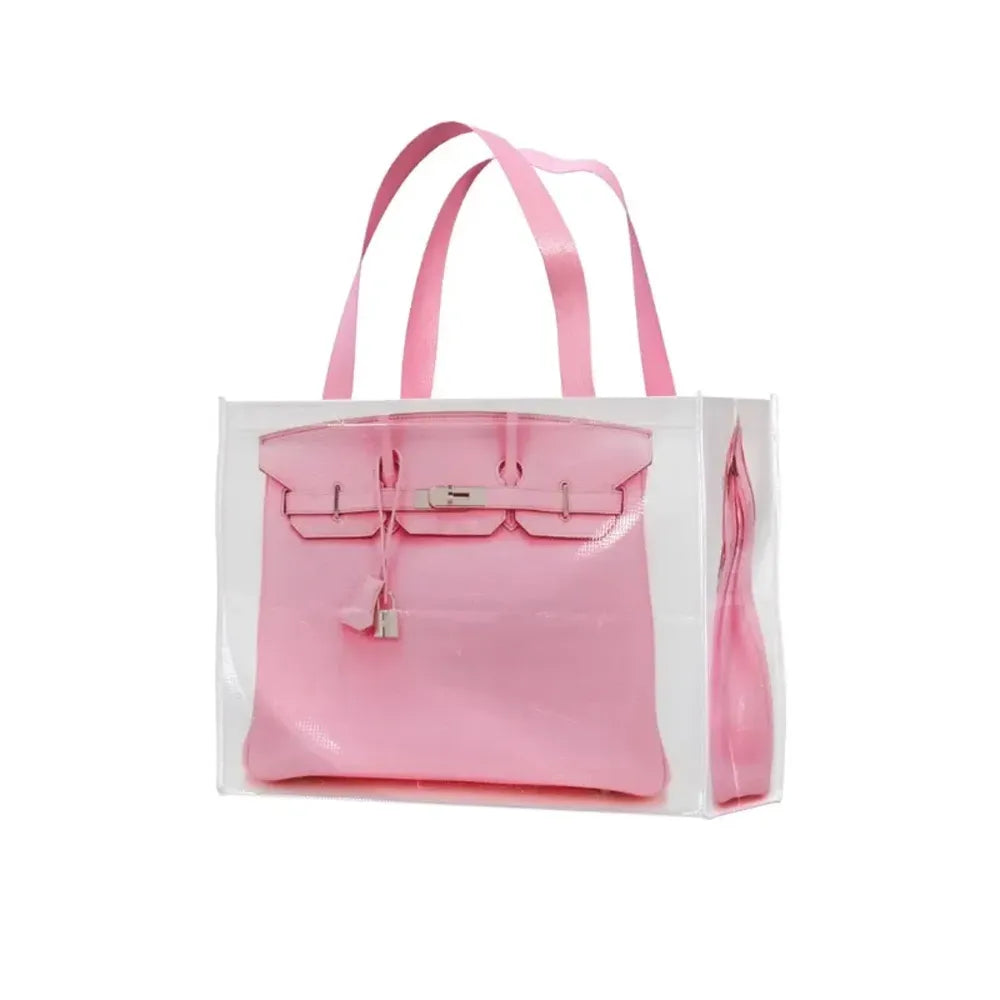 Fake It Till You Tote It Pink Bag