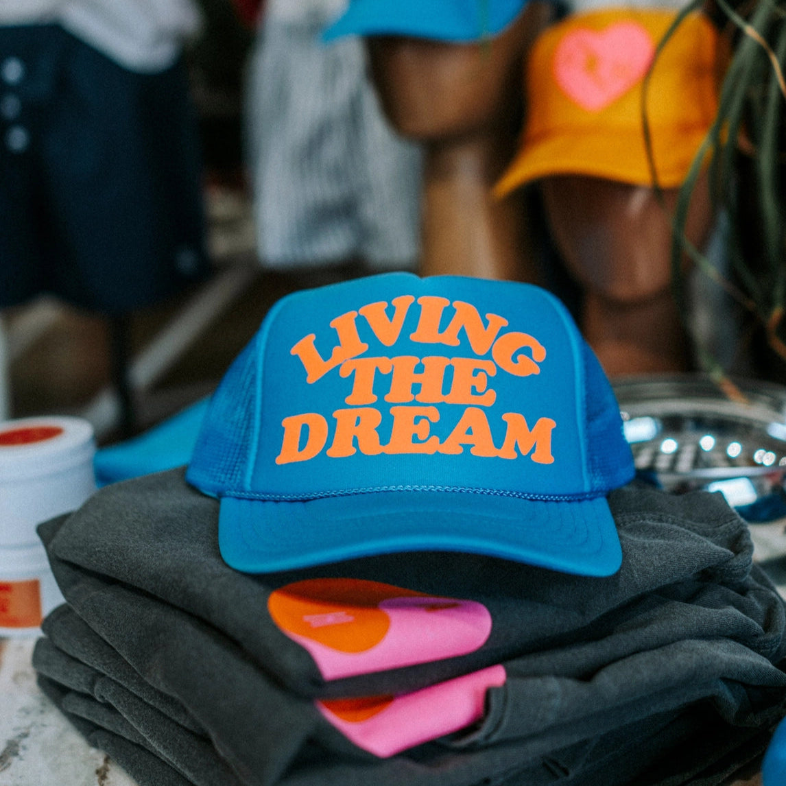 Living The Dream Trucker Hat
