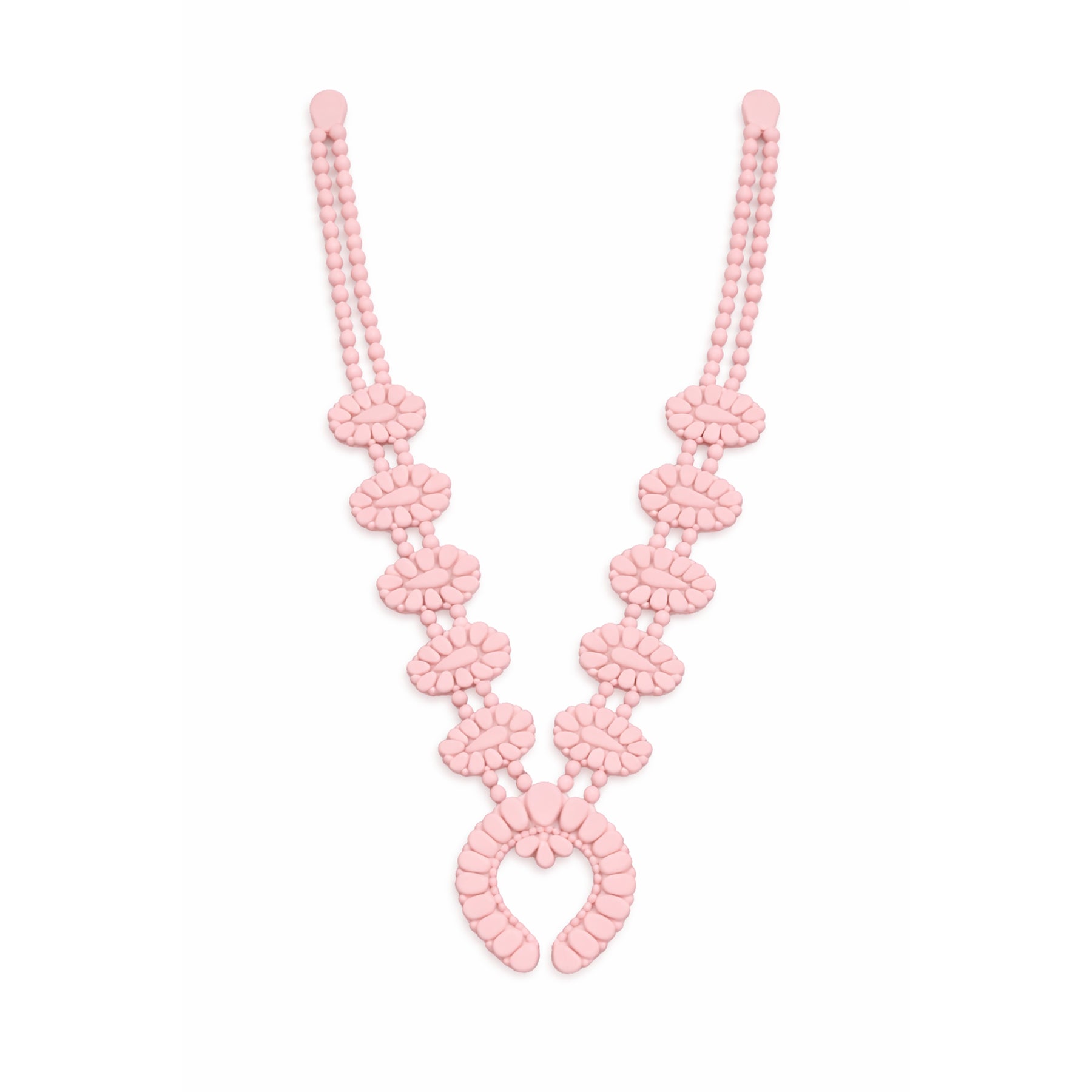 Golden Hour Necklace in Bubblegum Pink