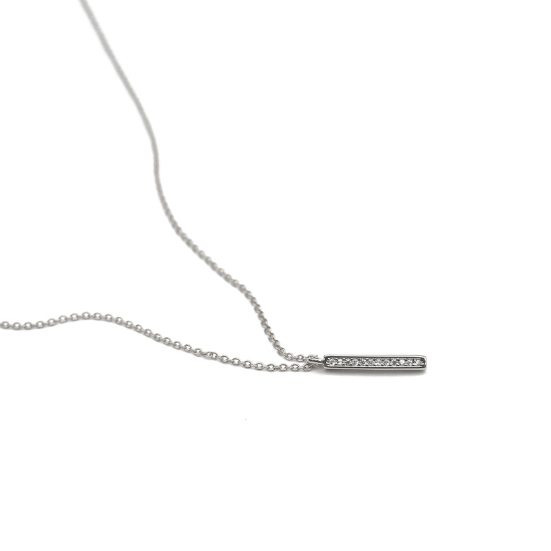 Calhoun Pendant Necklace in Silver