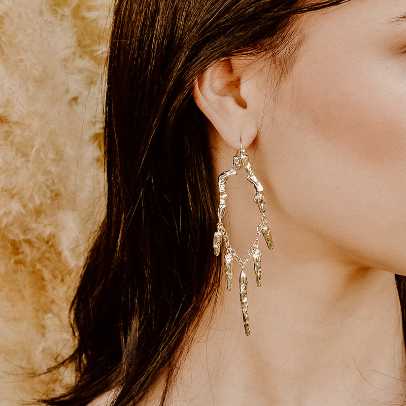 Ariella Earrings in Gold