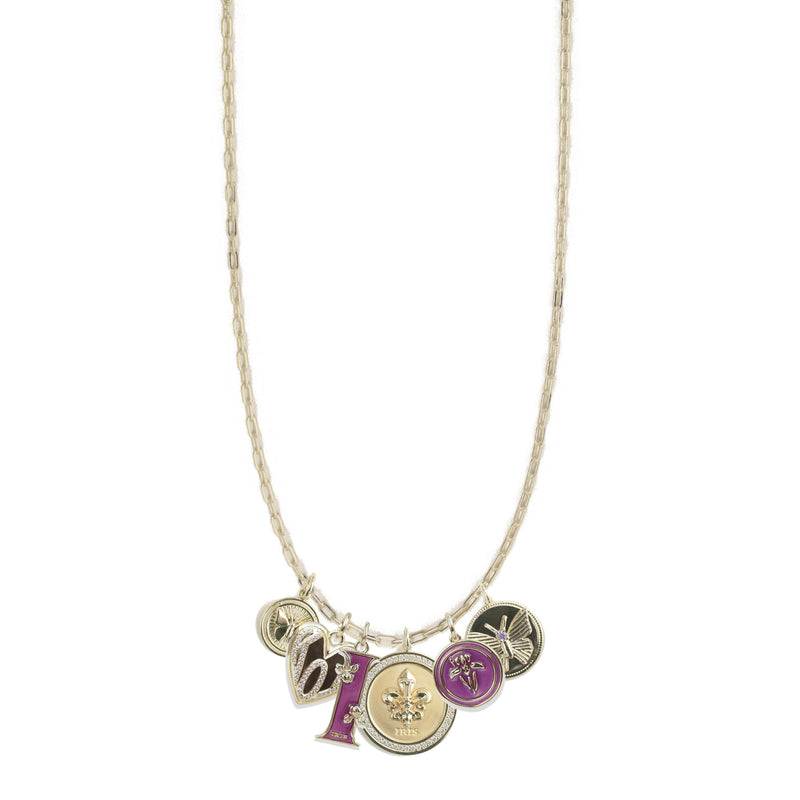 Custom Iris Long Claiborne Necklace - Prices from 360.00 to 502.00