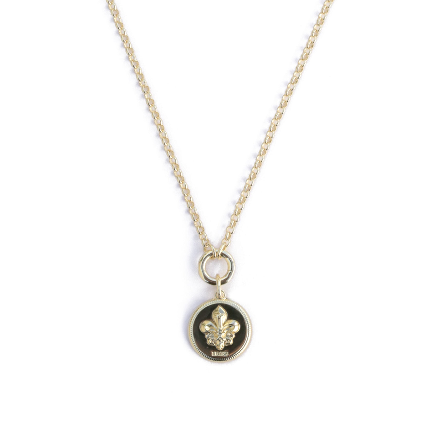 Iris Poydras Necklace with Mini St. Charles Pendant