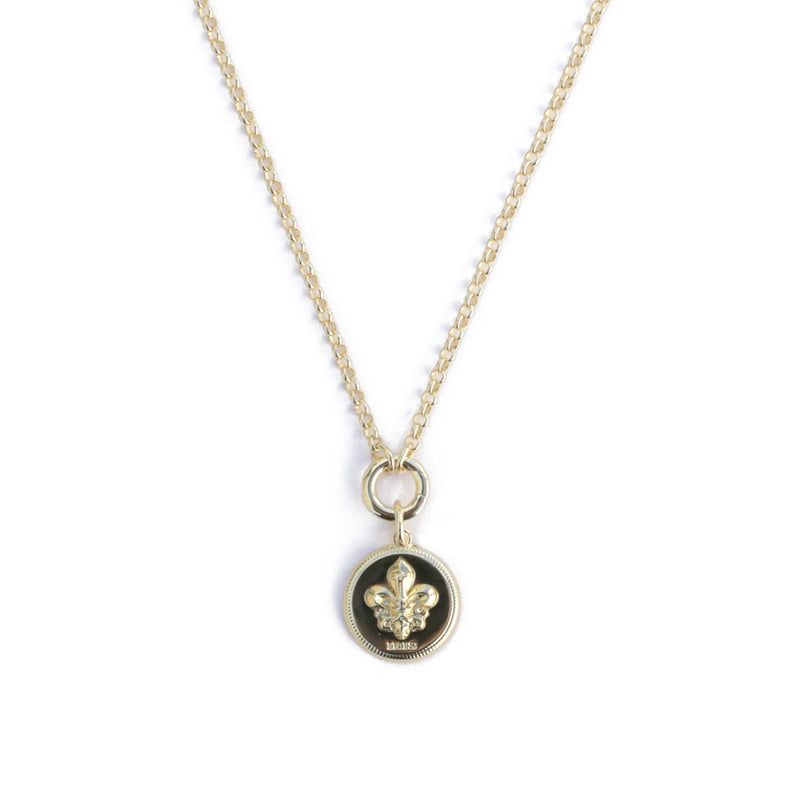 Iris Poydras Necklace with Mini St. Charles Pendant
