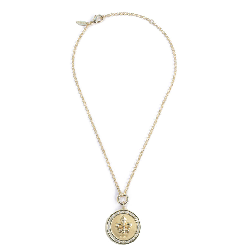 Iris Poydras Necklace with St. Charles Pendant