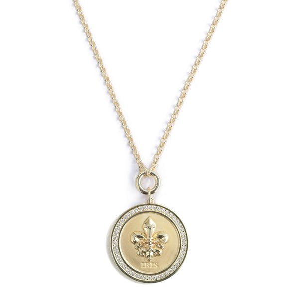 Iris Poydras Necklace with St. Charles Pendant