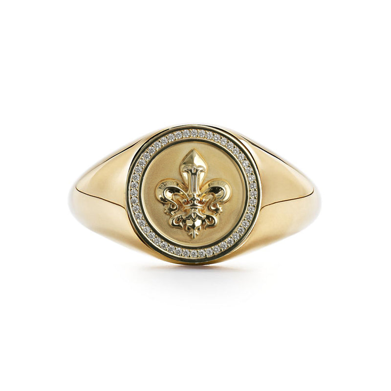 Iris Signet Ring