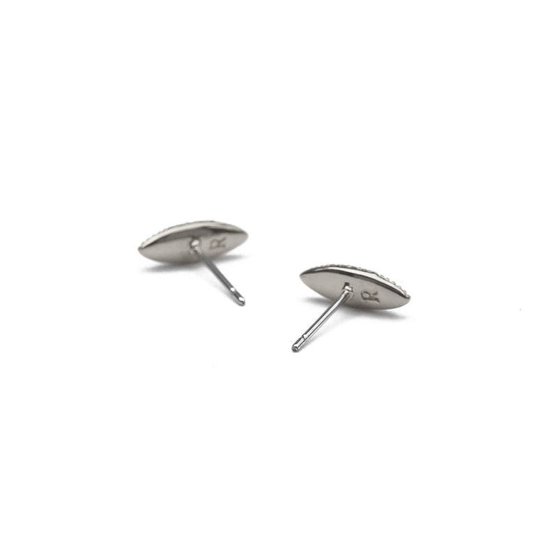 Luna Stud Earrings in Silver
