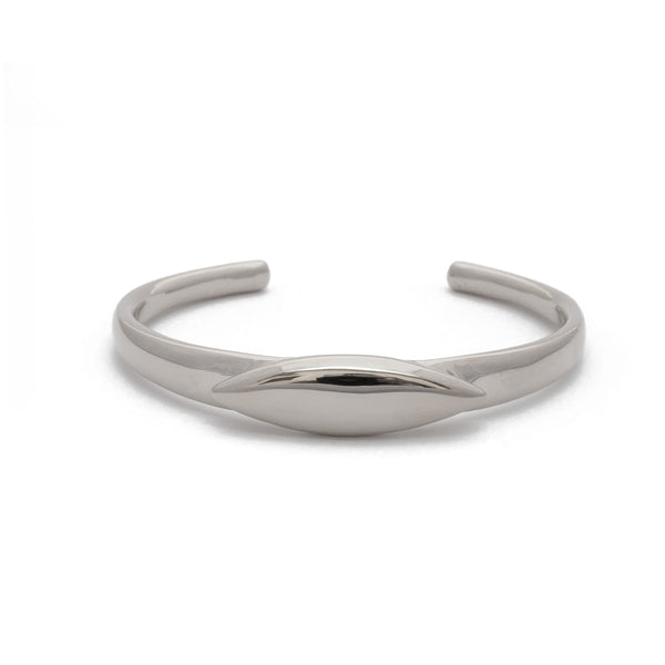 Sage Cuff Bracelet in Silver
